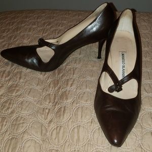 Manolo Blahnik - Brown Work Heel